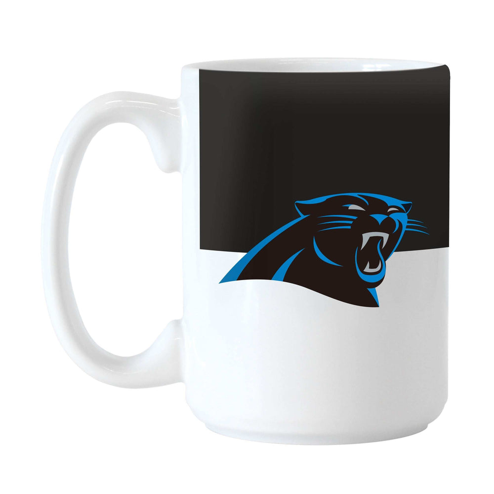 Carolina Panthers 15oz Colorblock Sublimated Mug - Logo Brands - Flyclothing LLC
