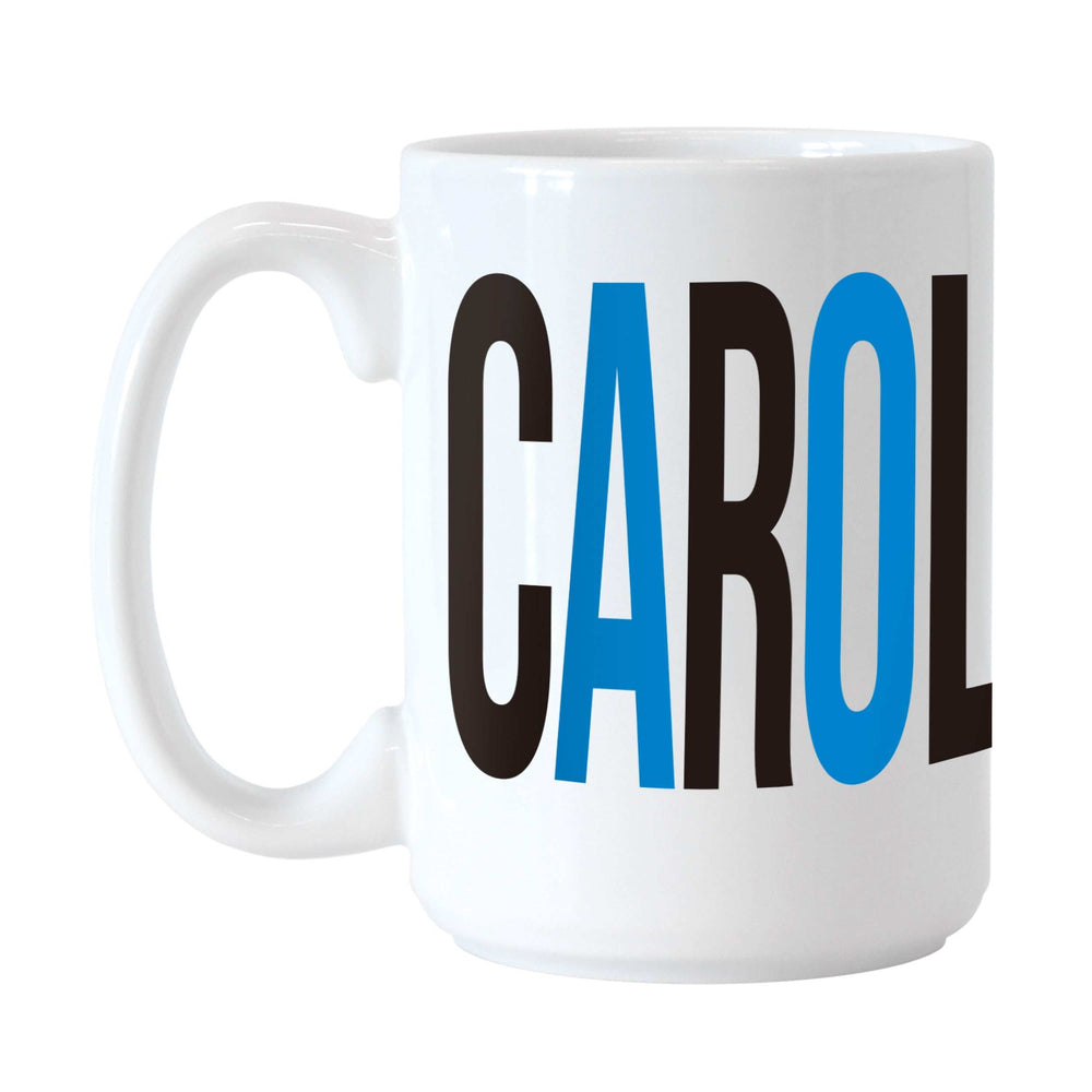 Carolina Panthers Overtime 15 oz Sublimated Mug - Logo Brands - Flyclothing LLC