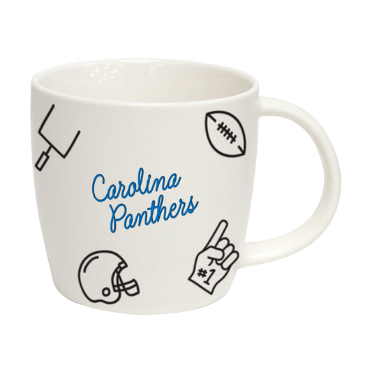 Carolina Panthers 18oz Playmaker Mug - Logo Brands - Flyclothing LLC