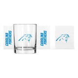 Carolina Panthers 14oz Gameday Rocks Glass - Logo Brands - Flyclothing LLC