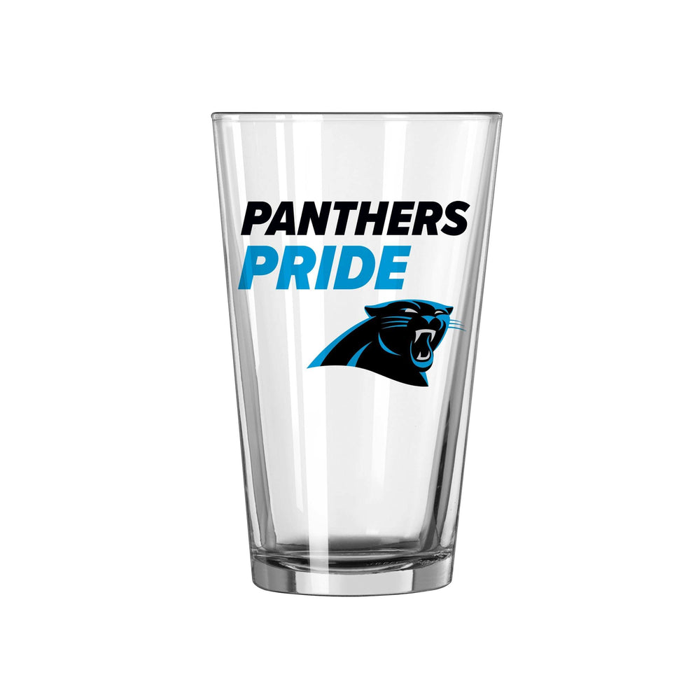 Carolina Panthers 16oz Slogan Pint Glass - Logo Brands - Flyclothing LLC