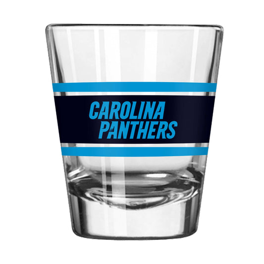Carolina Panthers 2oz Stripe Shot Glass - Logo Brands - Flyclothing LLC