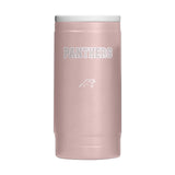 Carolina Panthers Stencil Powder Coat Slim Can Coolie - Logo Brands - Flyclothing LLC