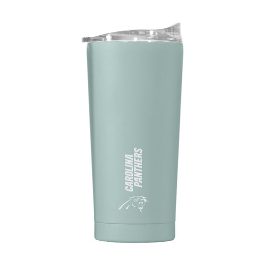 Carolina Panthers 20oz Vertical Powder Coat Tumbler - Logo Brands - Flyclothing LLC