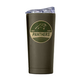 Carolina Panthers 20oz Badge Powder Coat Tumbler - Logo Brands - Flyclothing LLC