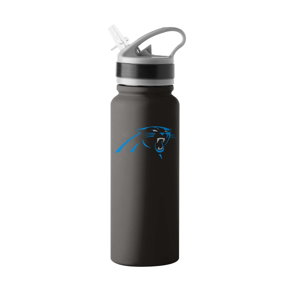 Carolina Panthers Logo 25oz Stainless Single Wall Flip Top Bottle - Logo Brands - Flyclothing LLC