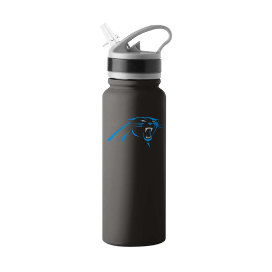 Carolina Panthers Logo 25oz Stainless Single Wall Flip Top Bottle - Logo Brands - Flyclothing LLC
