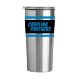 Carolina Panthers Stripe 20 oz Fusion Tumbler - Logo Brands - Flyclothing LLC