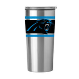 Carolina Panthers Stripe 20 oz Fusion Tumbler - Logo Brands - Flyclothing LLC