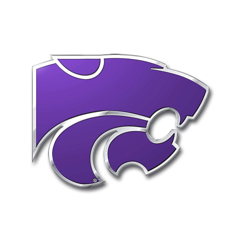 Kansas State Wildcats Heavy Duty Aluminum Embossed Color Emblem - Kansas State - Flyclothing LLC