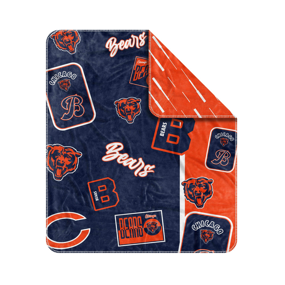 Chicago Bears Dream Weave Throw 50x60 - Logo Brands - Flyclothing LLC