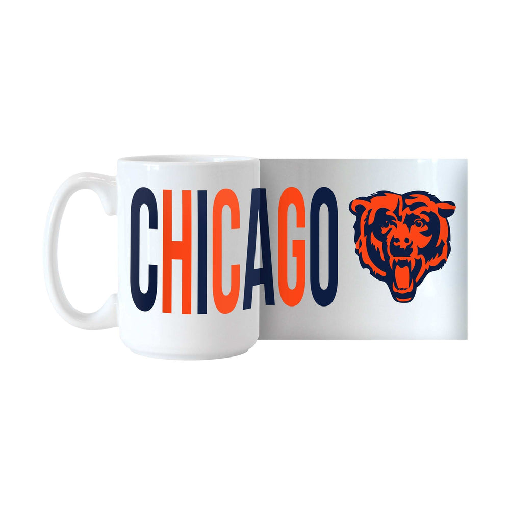 Chicago Bears 15oz Overtime Sublimated Mug - Logo Brands - Flyclothing LLC