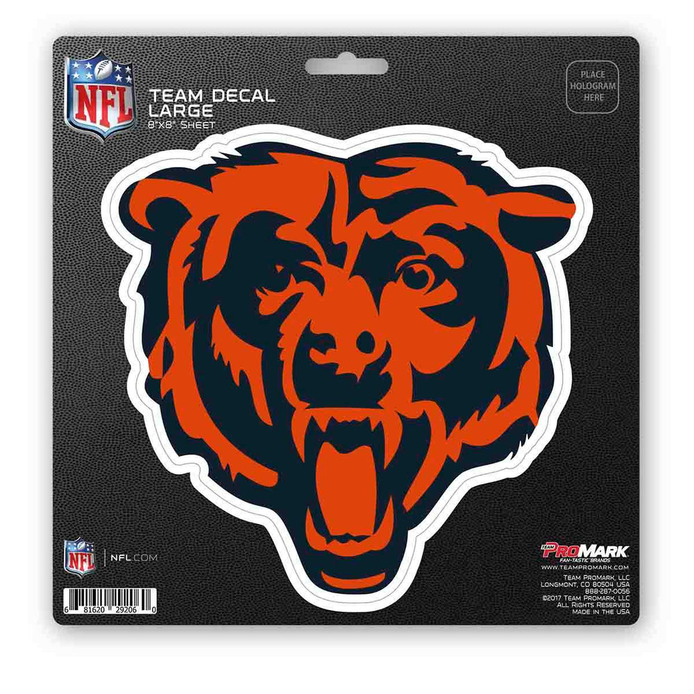 NFL - Chicago Bears Large Decal - Logo Brands - Flyclothing LLC