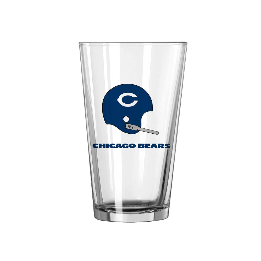 Chicago Bears 16oz Retro Pint Glass - Logo Brands - Flyclothing LLC