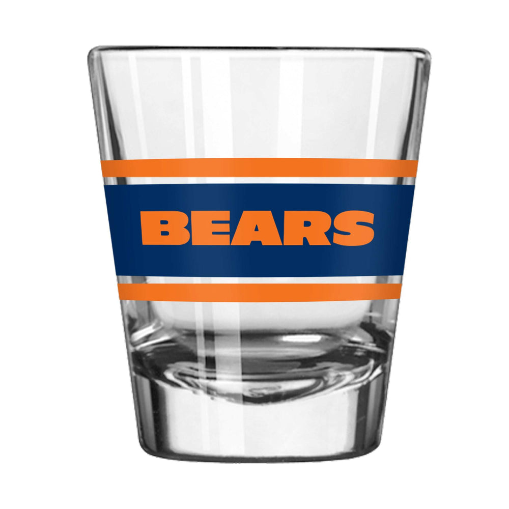 Chicago Bears 2oz Stripe Shot Glass - Logo Brands - Flyclothing LLC