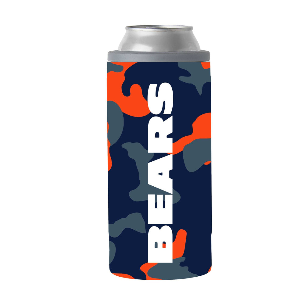 Chicago Bears Camo Swagger 12oz Slim Can Coolie - Logo Brands - Flyclothing LLC