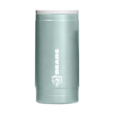 Chicago Bears Vertical Powder Coat Slim Can Coolie - Logo Brands - Flyclothing LLC