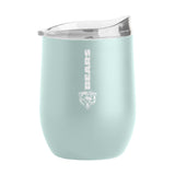 Chicago Bears 16oz Vertical Powder Coat Curved Beverage - Logo Brands - Flyclothing LLC