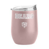 Chicago Bears 16oz Stencil Powder Coat Curved Beverage - Logo Brands - Flyclothing LLC