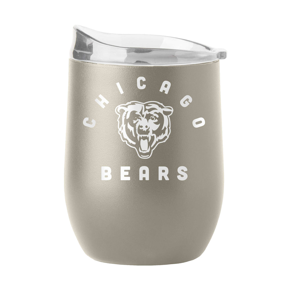 Chicago Bears 16oz Archway Powder Coat Curved Bev - Logo Brands - Flyclothing LLC