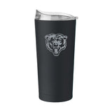 Chicago Bears 20oz Black Powder Coat Tumbler - Logo Brands - Flyclothing LLC