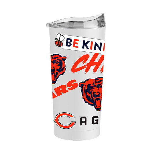 Chicago Bears 20oz Native Powder Coat Tumbler - Logo Brands - Flyclothing LLC