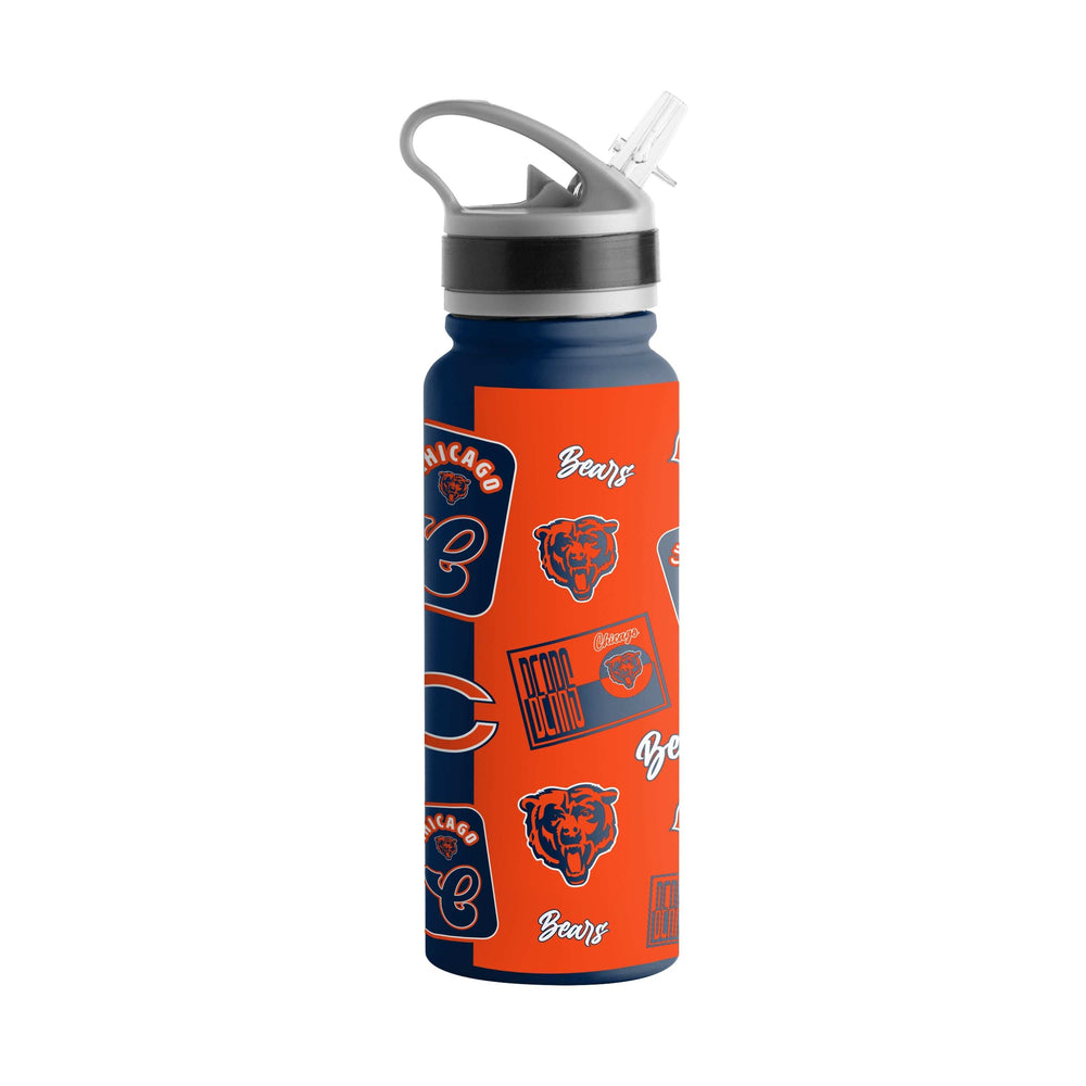 Chicago Bears 25oz SingleWall FlipTop Bottle - Logo Brands - Flyclothing LLC