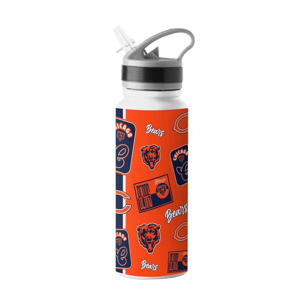 Chicago Bears 25oz Dreamweave SingleWall FlipTop Bottle - Logo Brands - Flyclothing LLC