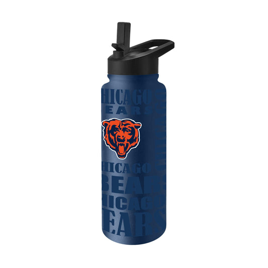 Chicago Bears 34oz Replay Quencher Bottle - Logo Brands - Flyclothing LLC