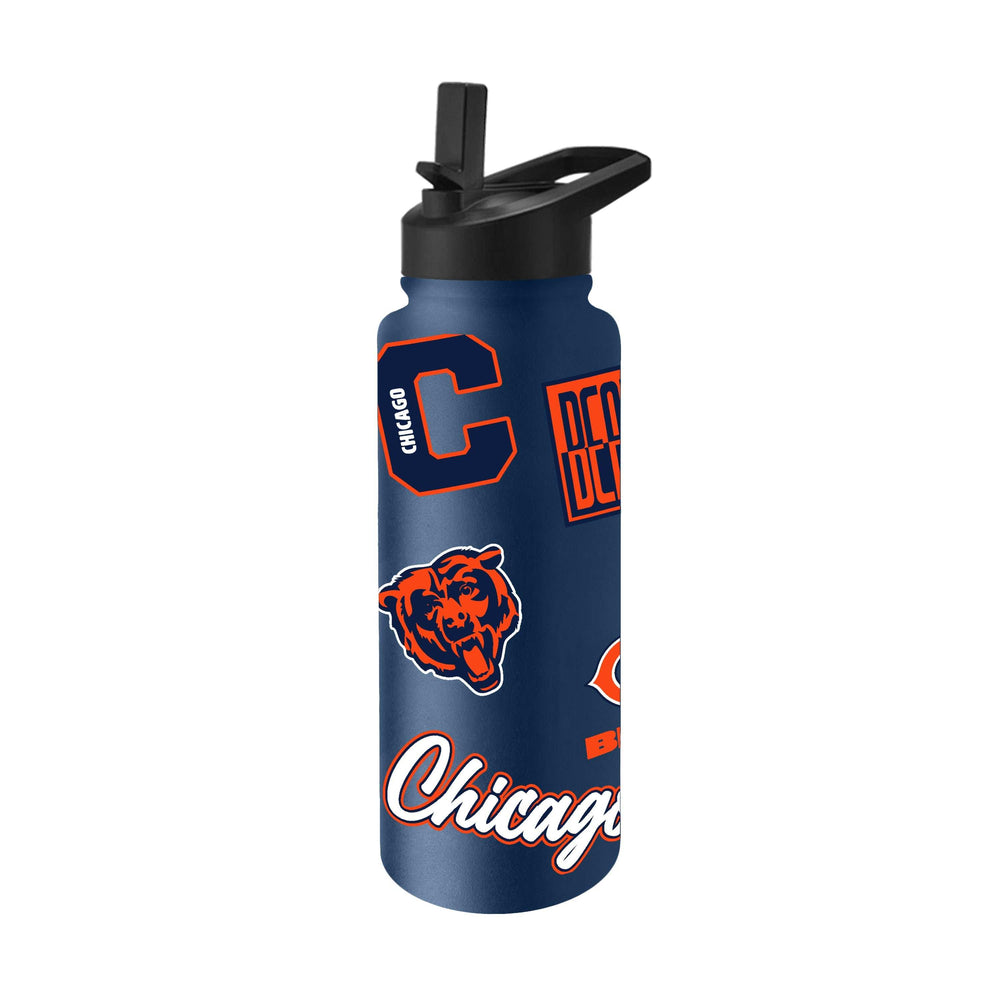 Chicago Bears 34oz Dreamweave Quencher Bottle - Logo Brands - Flyclothing LLC