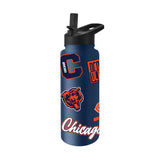 Chicago Bears 34oz Dreamweave Quencher Bottle - Logo Brands - Flyclothing LLC