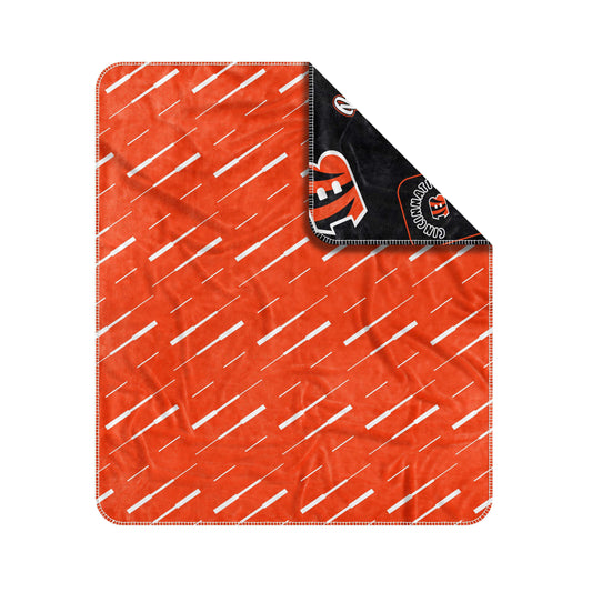 Cincinnati Bengals Dream Weave Throw 50x60 - Logo Brands - Flyclothing LLC