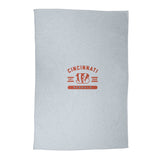 Cincinnati Bengals Athletic Gray Sublimated Sweatshirt Blanket - Logo Brands - Flyclothing LLC