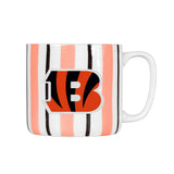Cincinnati Bengals 16oz Brushstroke Stripe Mug - Logo Brands - Flyclothing LLC