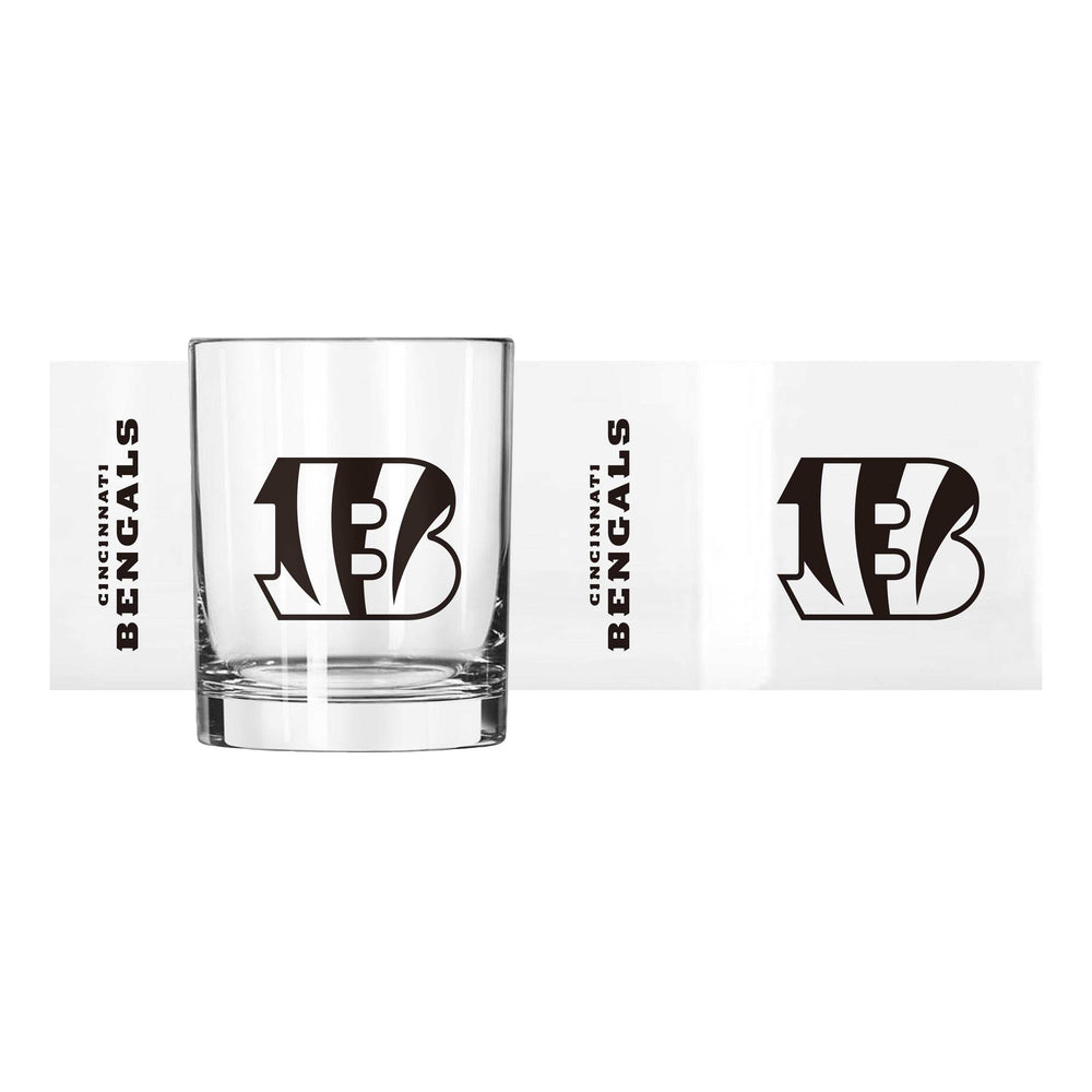 Cincinnati Bengals 14oz Gameday Rocks Glass - Logo Brands - Flyclothing LLC