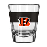 Cincinnati Bengals 2oz Colorblock Shot Glass - Logo Brands - Flyclothing LLC