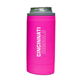 Cincinnati Bengals 12oz Electric Stacked Soft Touch Slim Coolie - Logo Brands - Flyclothing LLC