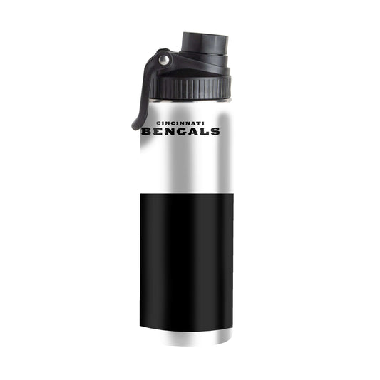 Cincinnati Bengals 21oz Colorblock Twist Top Water Bottle - Logo Brands - Flyclothing LLC