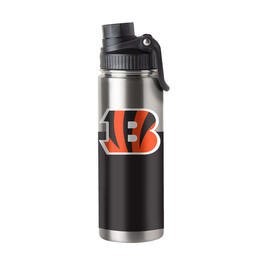 Cincinnati Bengals 21oz Colorblock Twist Top Water Bottle - Logo Brands - Flyclothing LLC