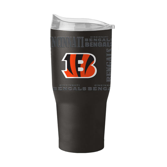 Cincinnati Bengals 30oz Replay Powder Coat Tumbler - Logo Brands - Flyclothing LLC