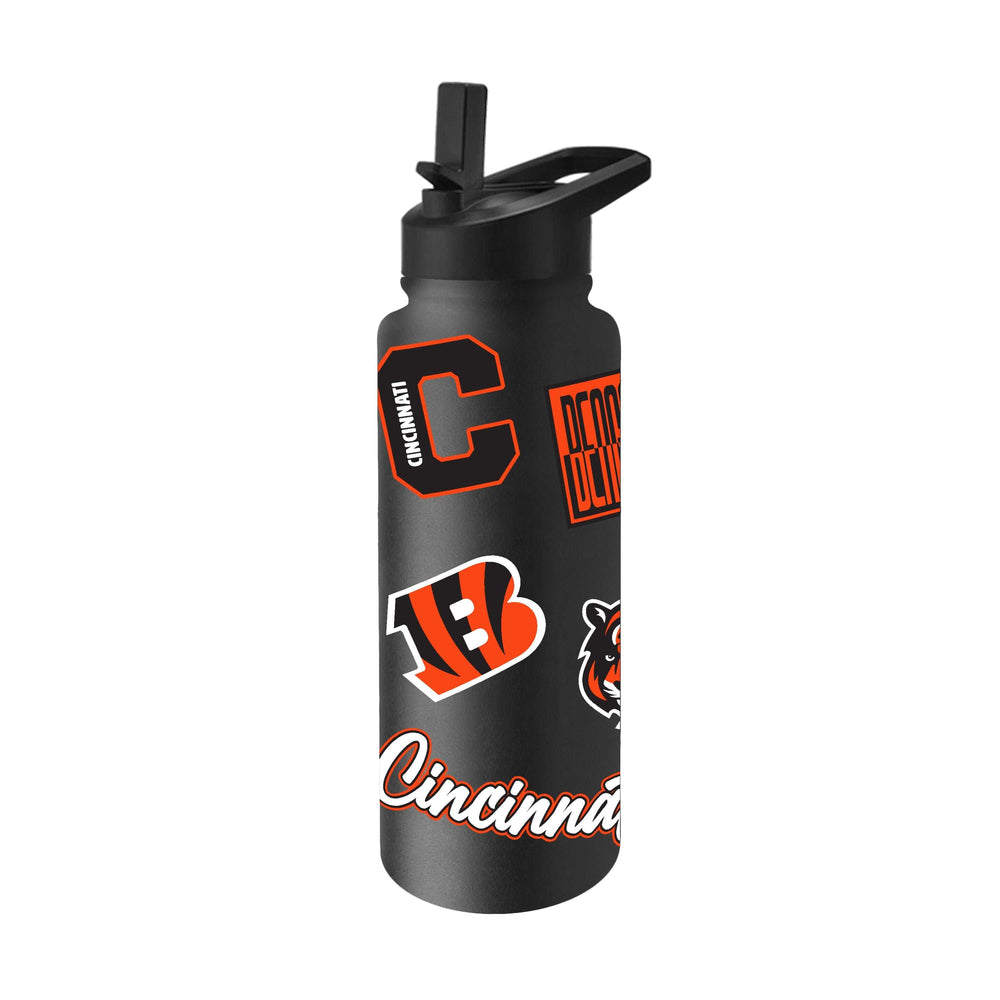 Cincinnati Bengals 34oz Dreamweave Quencher Bottle - Logo Brands - Flyclothing LLC
