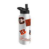 Cincinnati Bengals Dreamweave 34oz Quencher Bottle - Logo Brands - Flyclothing LLC