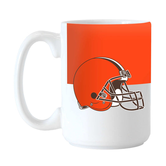 Cleveland Browns 15oz Colorblock Sublimated Mug - Logo Brands - Flyclothing LLC