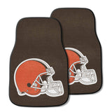 NFL - Cleveland Browns 2-pc Carpet Car Mat Set - Logo Brands - Flyclothing LLC