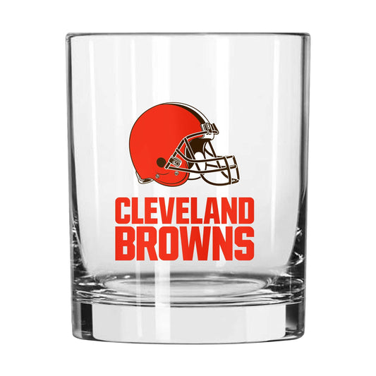 Cleveland Browns 14oz Swagger Rocks Glass - Logo Brands - Flyclothing LLC