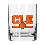 Cleveland Browns 14oz Letterman Rocks Glass - Logo Brands - Flyclothing LLC