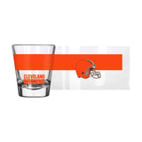 Cleveland Browns 2oz Colorblock Shot Glass - Logo Brands - Flyclothing LLC