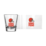 Cleveland Browns 2oz Slogan Shot Glass - Logo Brands - Flyclothing LLC