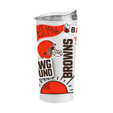 Cleveland Browns 20oz Native Powder Coat Tumbler - Logo Brands - Flyclothing LLC