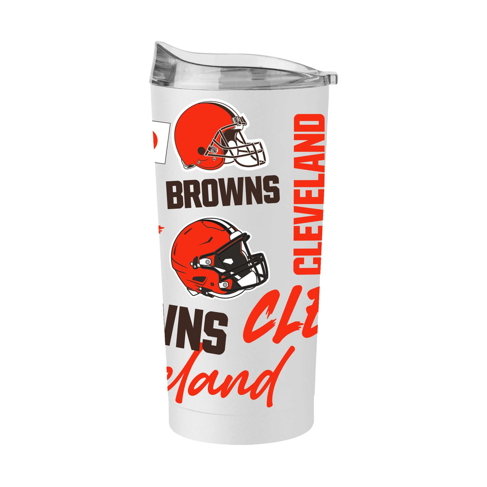 Cleveland Browns 20oz Native Powder Coat Tumbler - Logo Brands - Flyclothing LLC